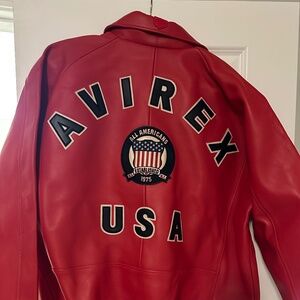 Men’s Leather Avirex Jacket